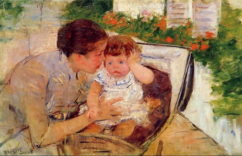 Mary Cassatt Susan Comforting the Baby 1881